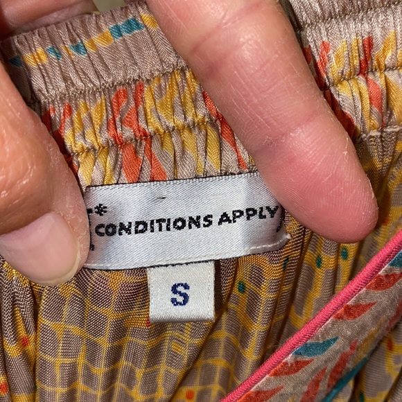 🌸Conditions Apply Geometric High/Low Maxi Skirt - Picture 9 of 12